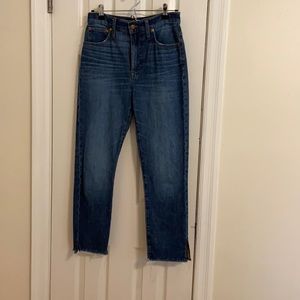 Madewell Perfect Vintage Jean 27 - cropped split hem